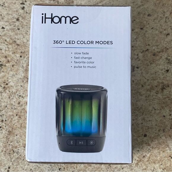 iHome New in Sealed Box Playglow Mini Portable Bluetooth Color Changing Speaker - Picture 5 of 8